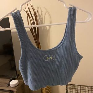 baby girl mini crop top